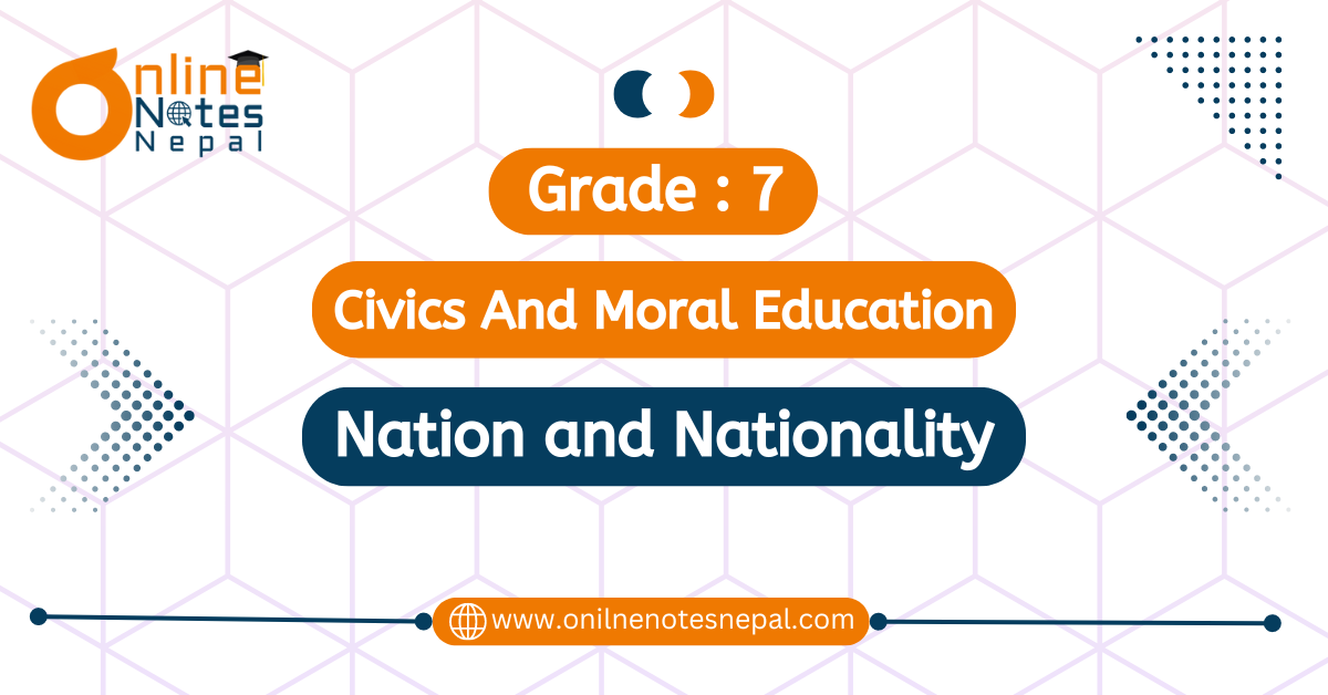 Nation and Nationality
